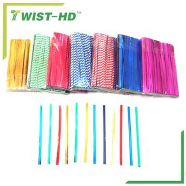 Metallic Pre-Cut Twist Tie